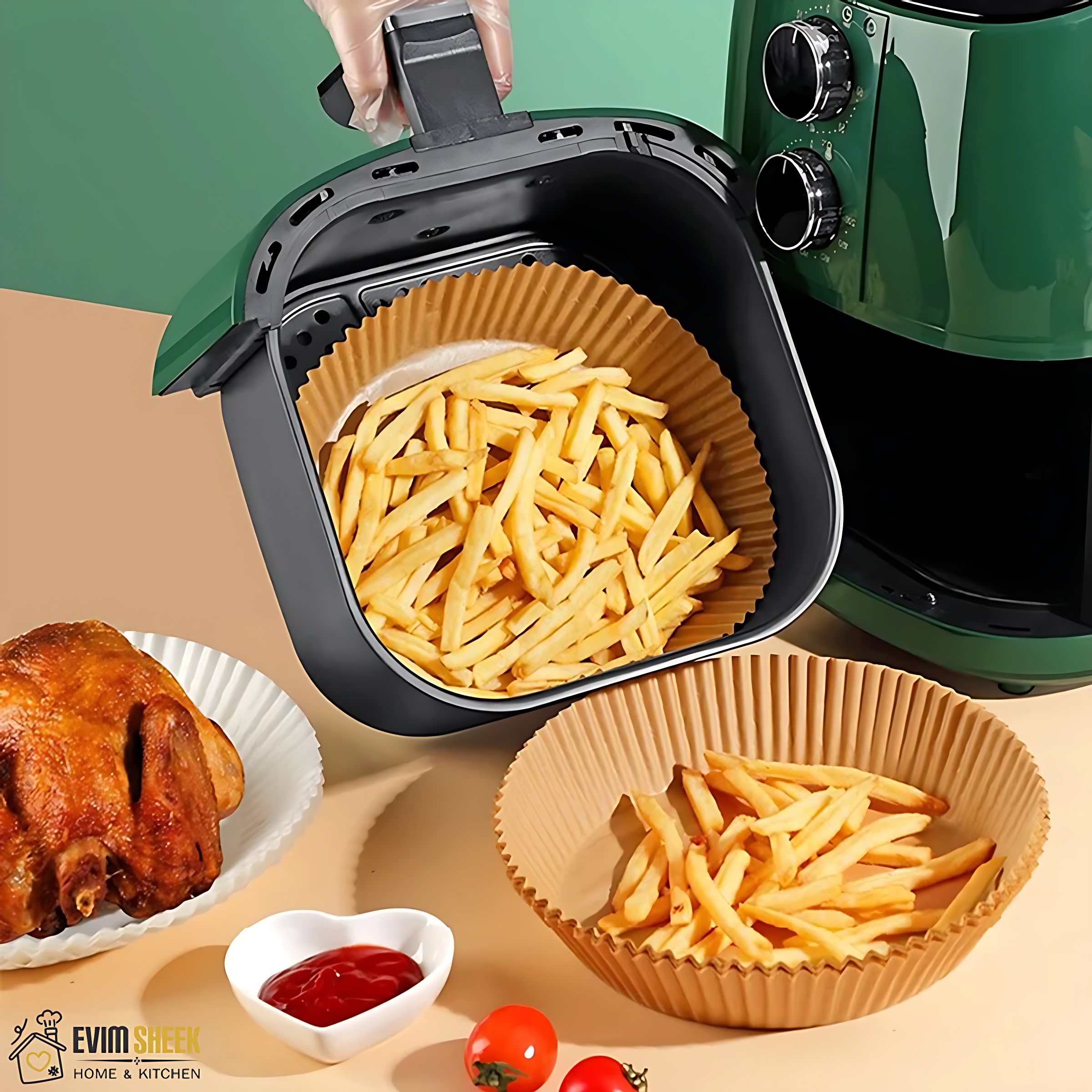 کاغذ روغنی سرخکن کوچک