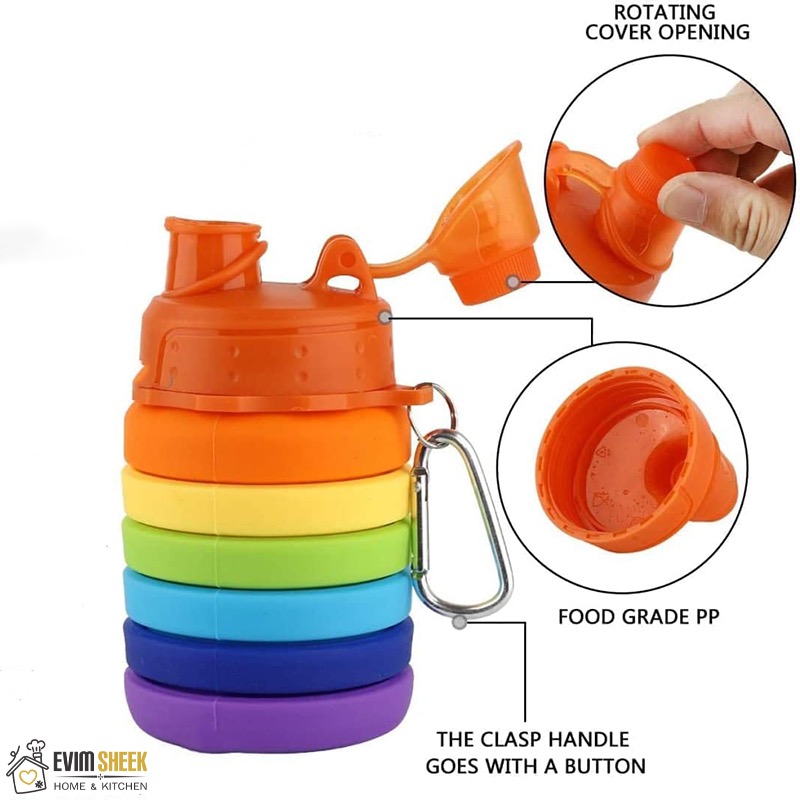 قمقمه سیلیکونی تاشو