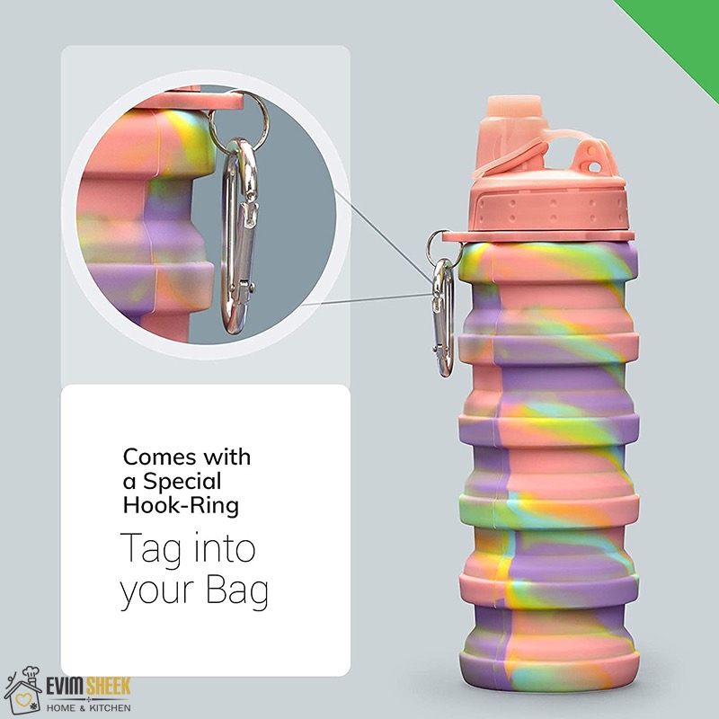 قمقمه سیلیکونی تاشو