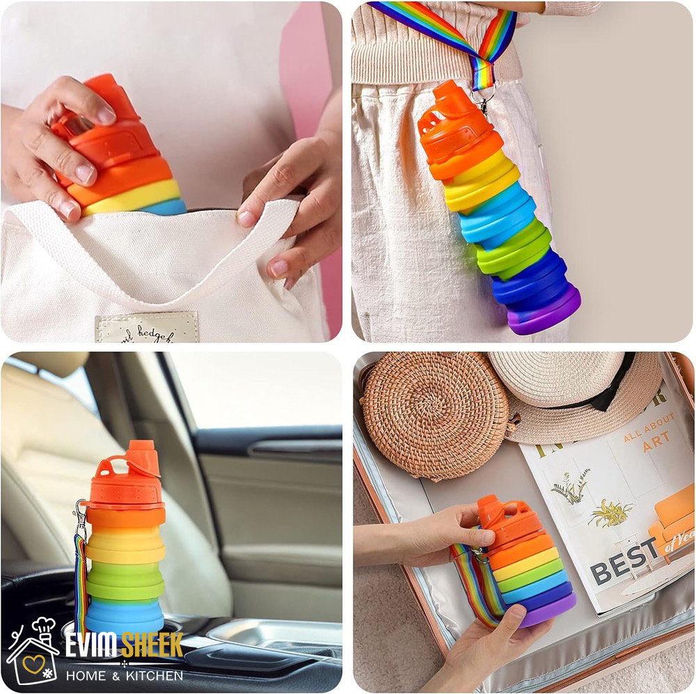 قمقمه سیلیکونی تاشو