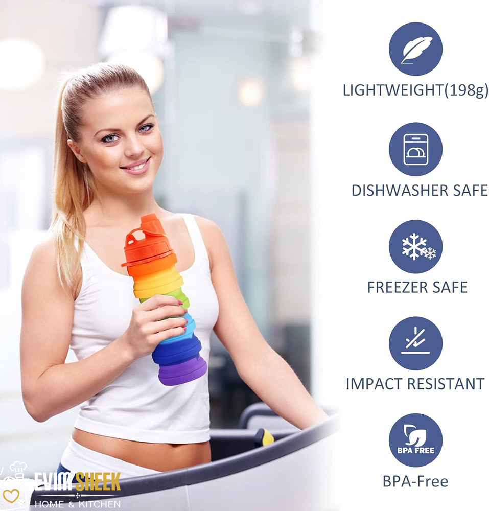 قمقمه سیلیکونی تاشو