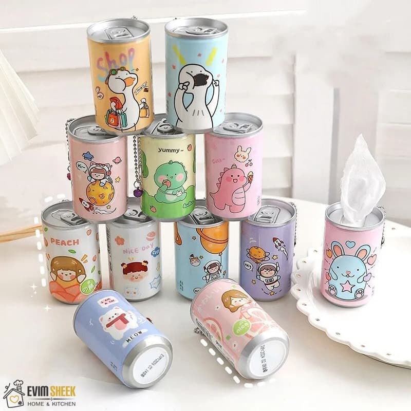 دستمال مرطوب قوطی فانتزی