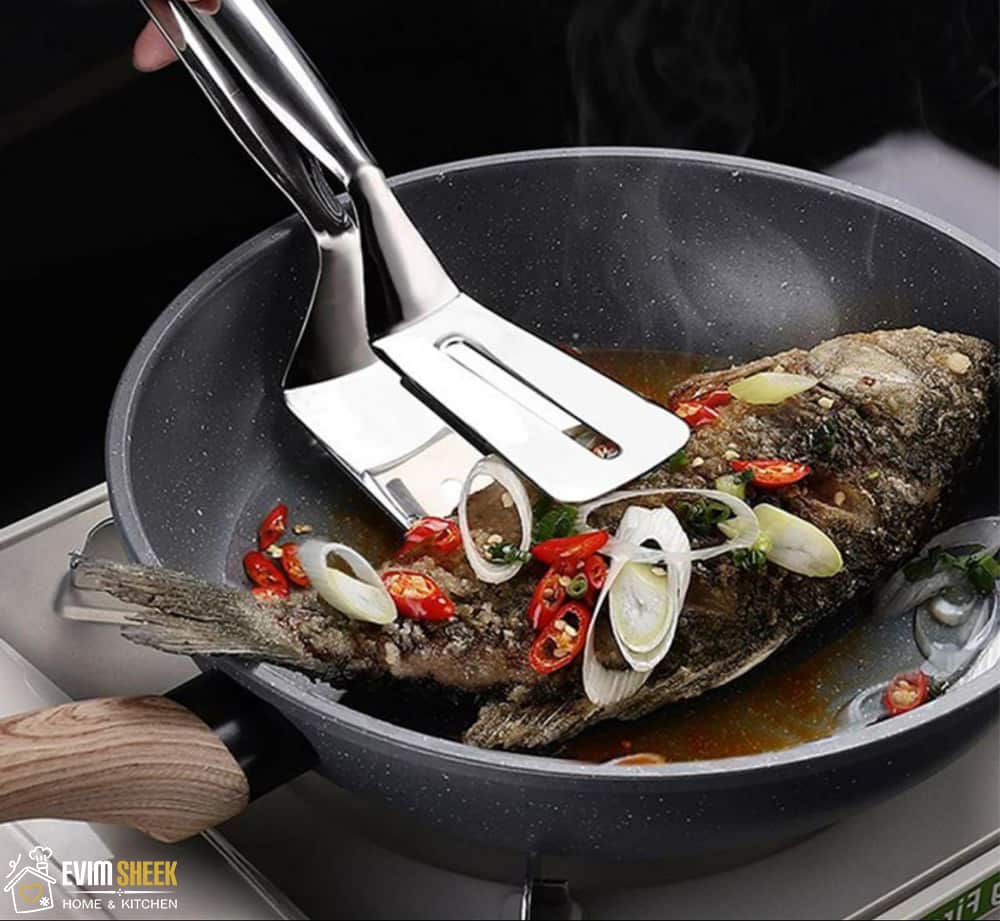 انبر سرخ کن و روغن گیر