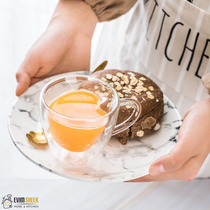 لیوان دوجداره قلبی