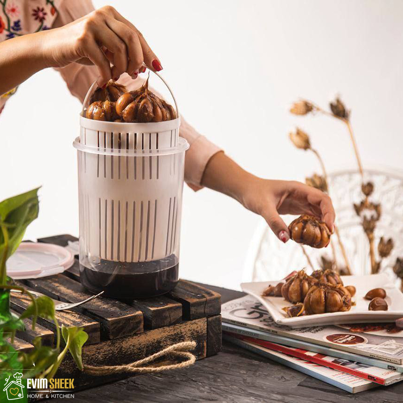 ظرف نگهدارنده ترشیجات و لبنیات استوانه ای