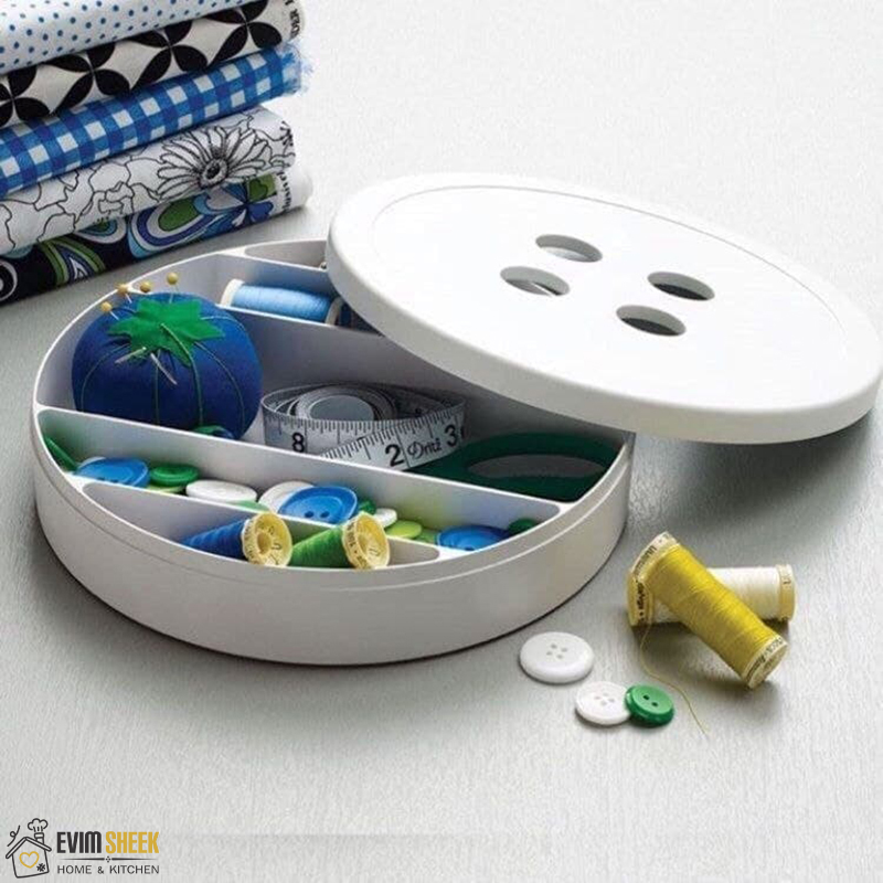 باکس خیاطی طرح دکمه