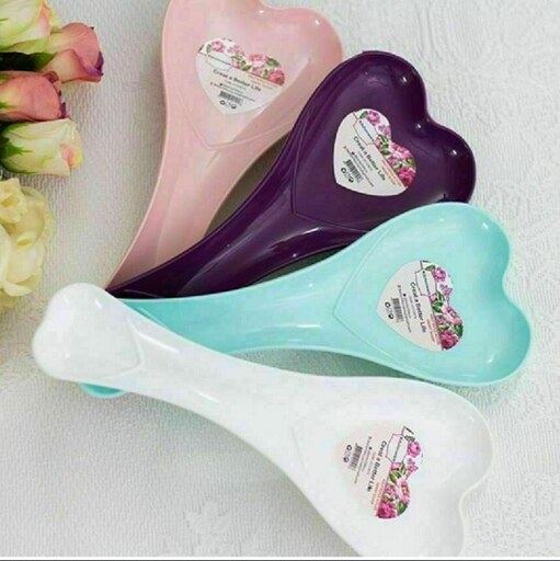 زیر قاشقی طرح قلب