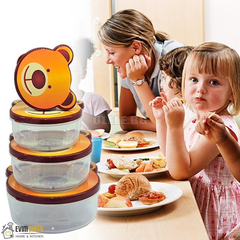 ظرف 4 تکه مدل حیوانات