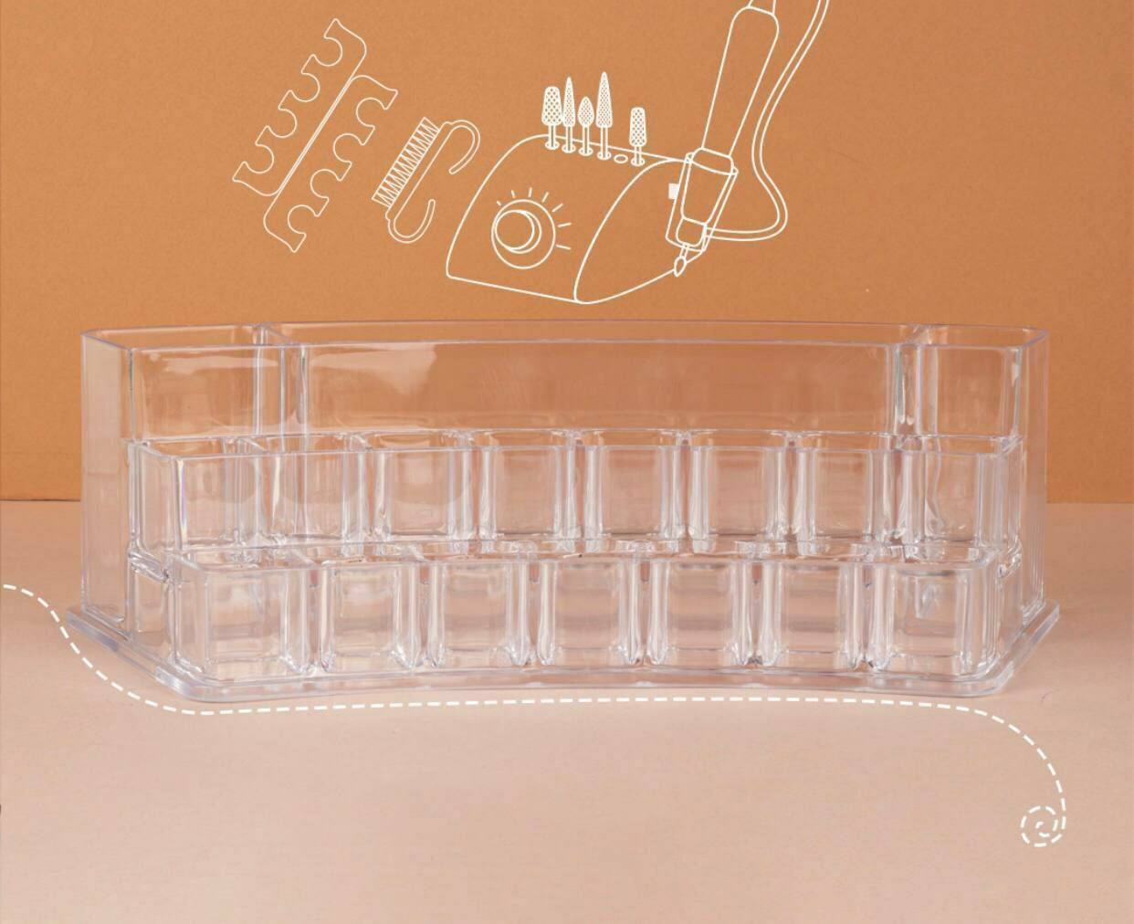 استند لاک و رژ اکرولیک