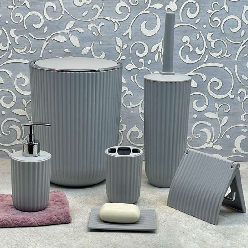 ست سرویس بهداشتی 6 پارچه هوم آرا مدل زبرا