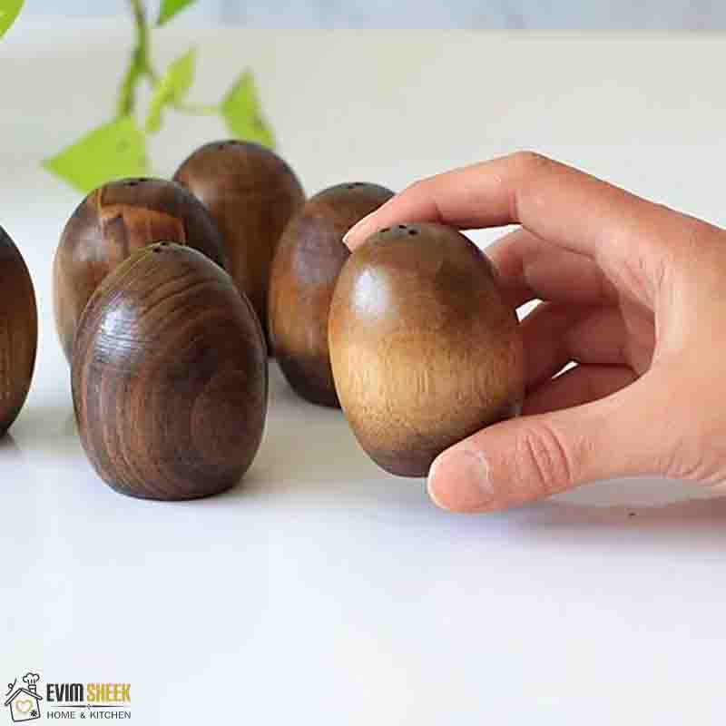 نمکدان چوب گردو