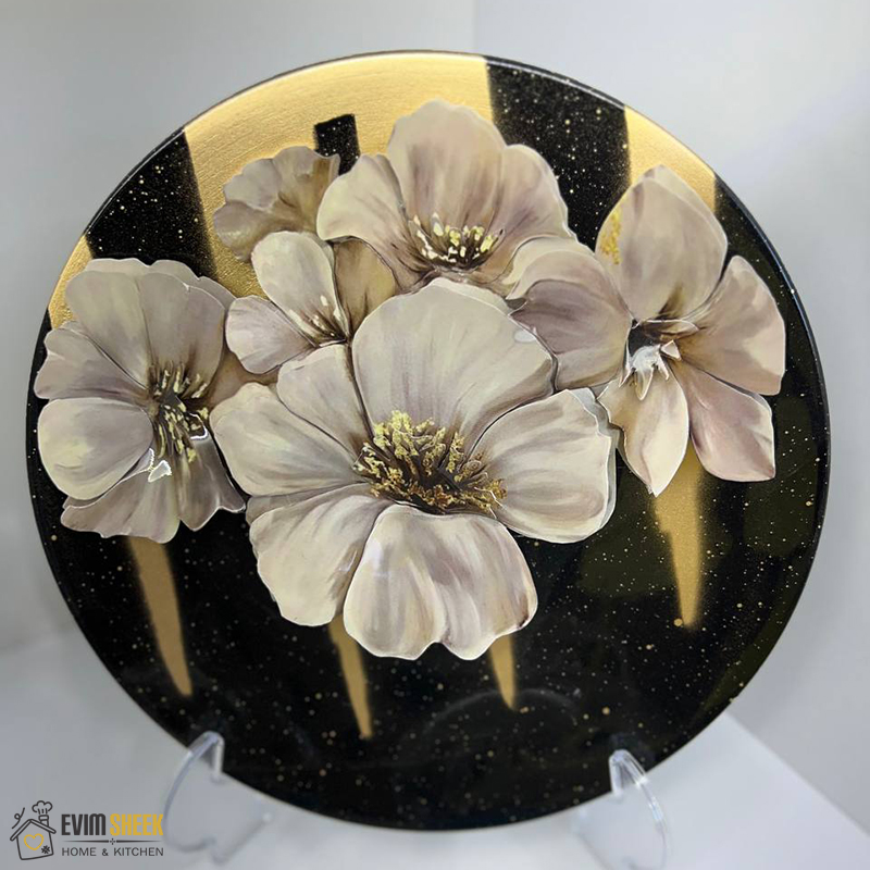 تابلو رزینی برجسته طرح گل