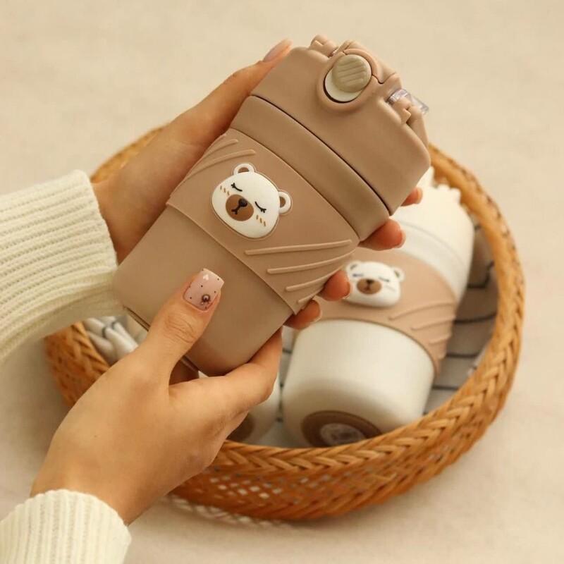 تراول ماگ دوقفله دسته دار تدی