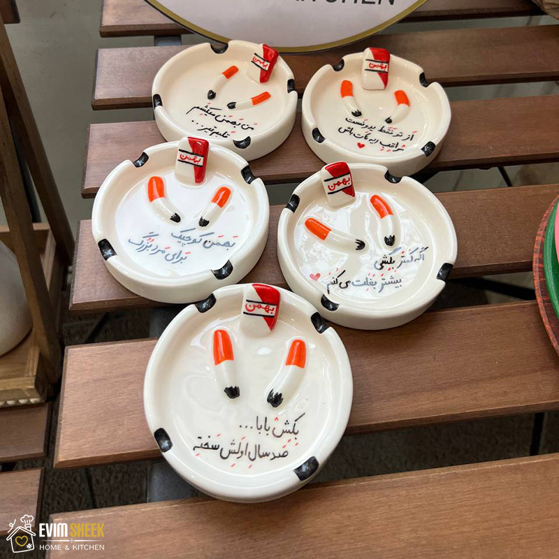 زیر سیگاری سرامیکی فانتزی