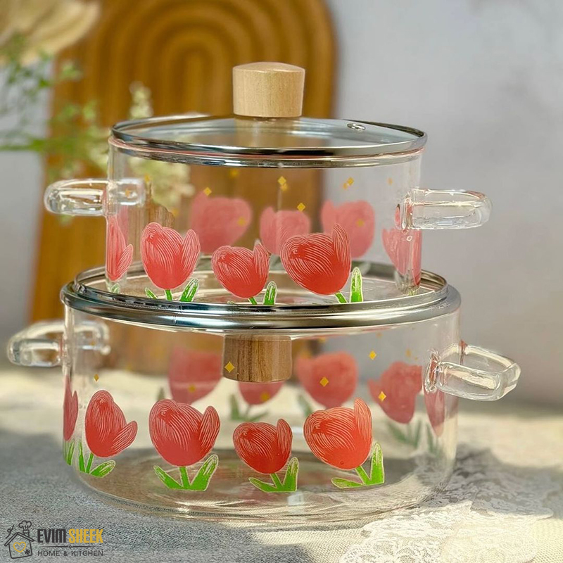 قابلمه پیرکس شعله مستقیم 3000 میلی لیتر