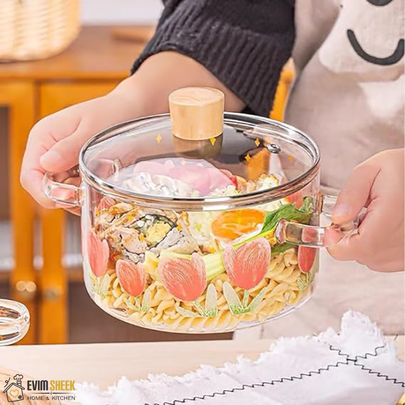 قابلمه پیرکس شعله مستقیم 1500 میلی لیتر