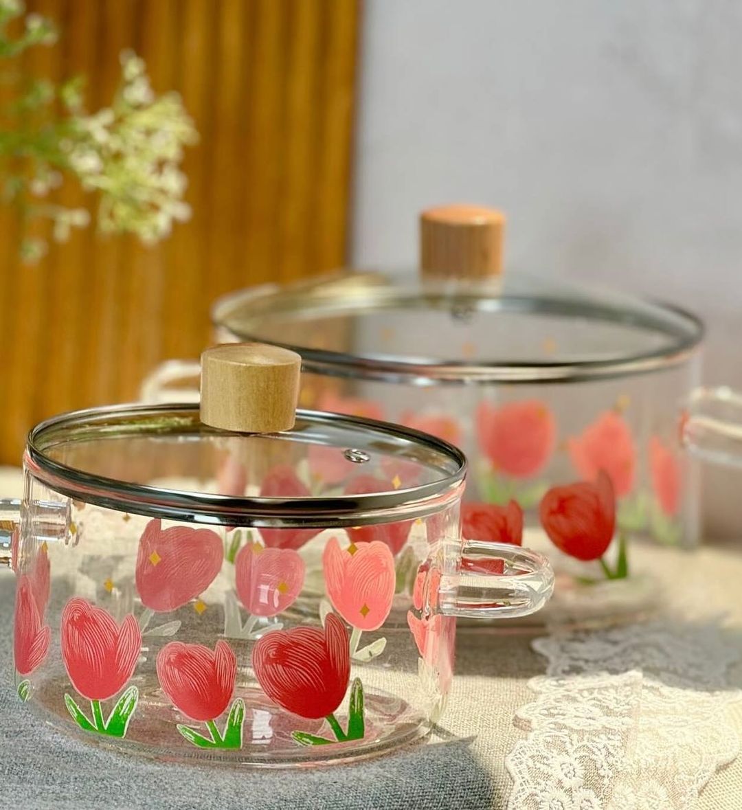 قابلمه پیرکس شعله مستقیم 1500 میلی لیتر