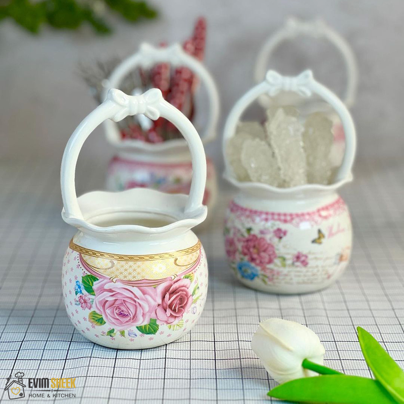 سبد پرسلین طرحدار