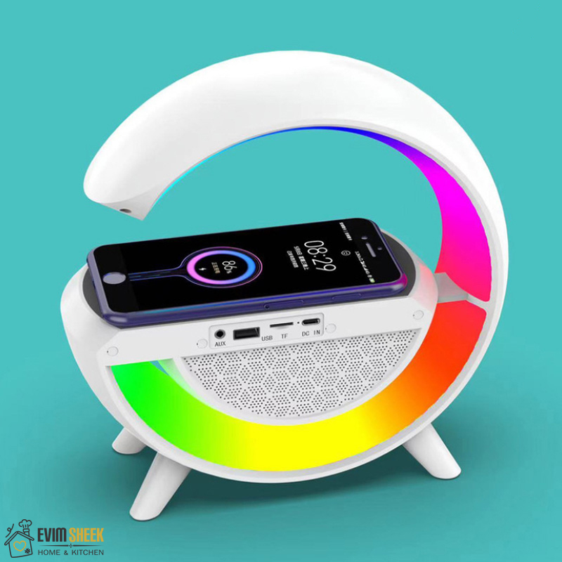 اسپیکر بلوتوثی G دارای شارژر وایرلس و رقص نور