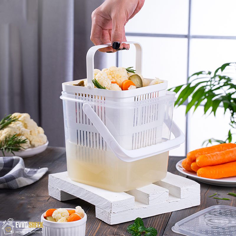 سبد نگهدارنده ترشی و پنیر مانیا