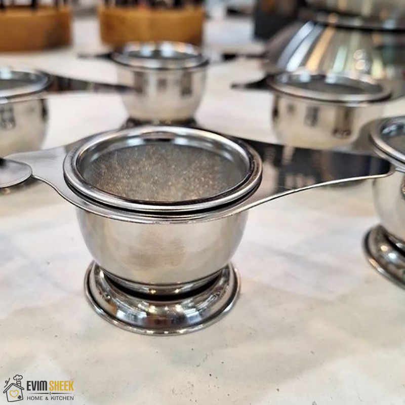 صافی چای استیل پایه دار