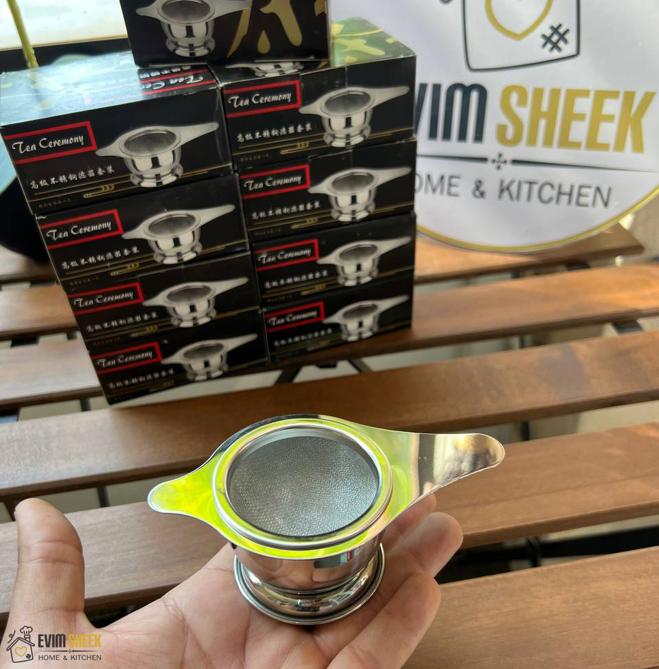 صافی چای استیل پایه دار