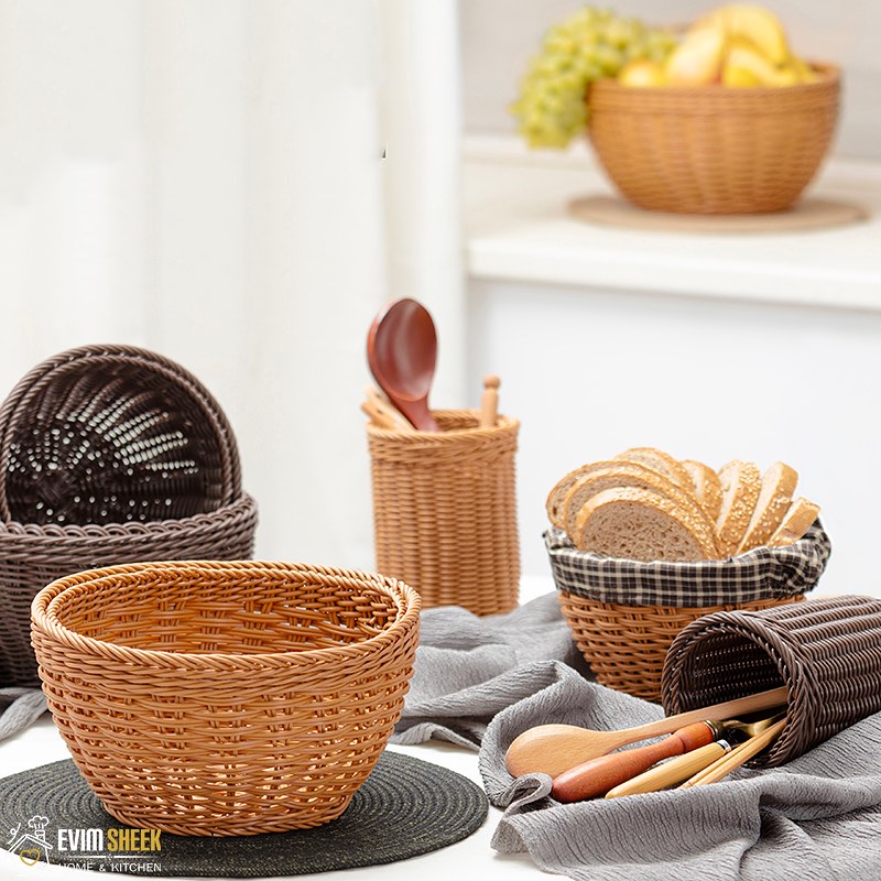 سبد میوه طرح حصیر لوکس پلاس