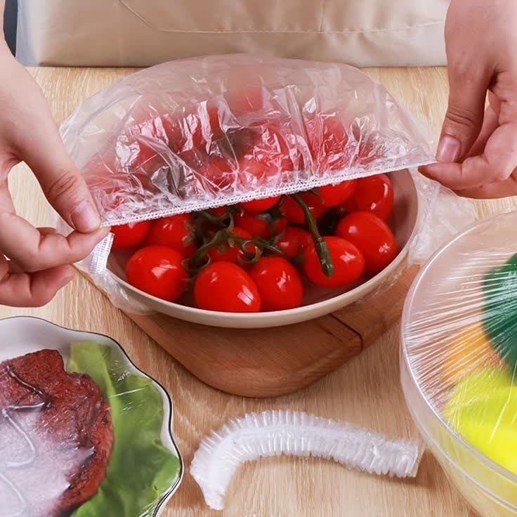 درپوش نایلونی یکبار مصرف بسته 100 عددی