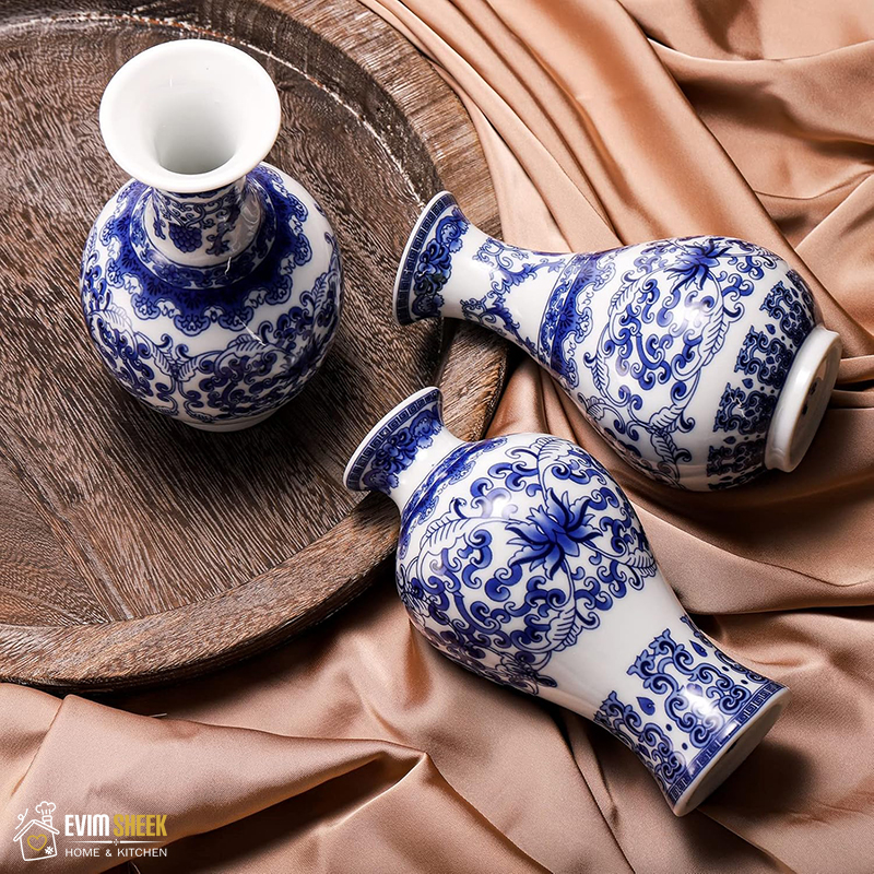 مینی گلدان گل آبی