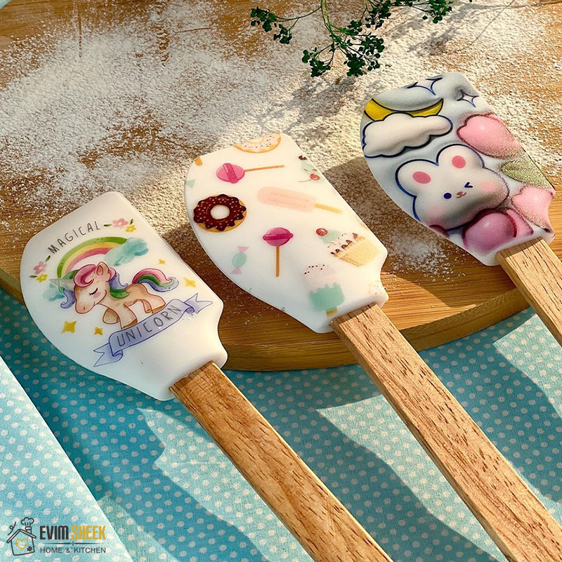 لیسک دسته چوبی مدل سیلیکونی