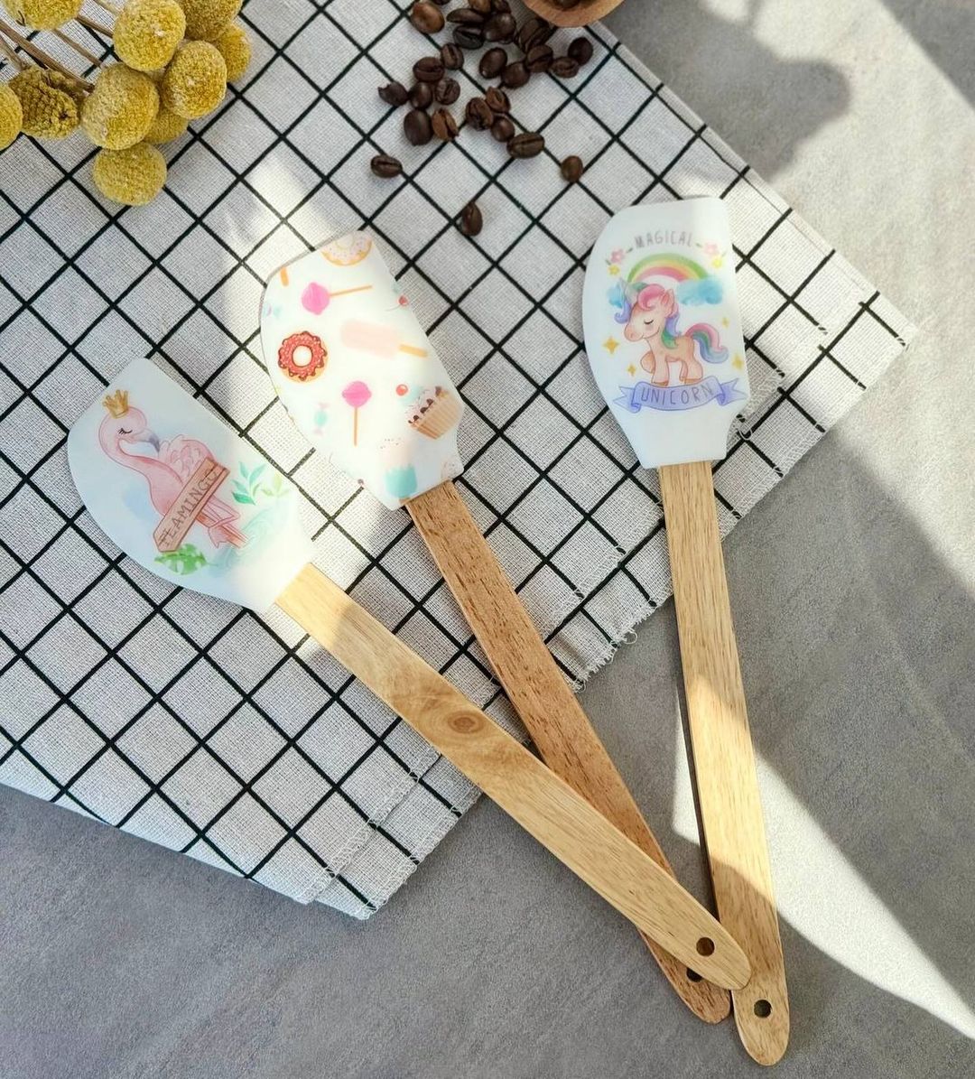 لیسک دسته چوبی مدل سیلیکونی