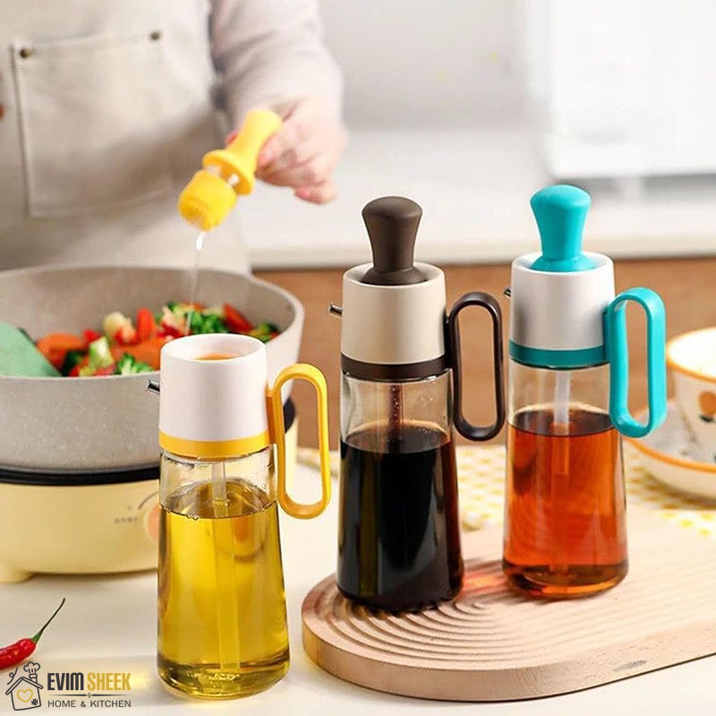 بطری روغن مدل فرچه دار