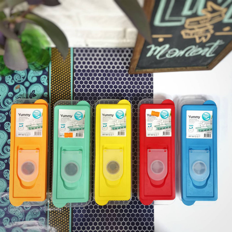 قالب یخ سیلیکونی درب دار مدل هوبی لایف