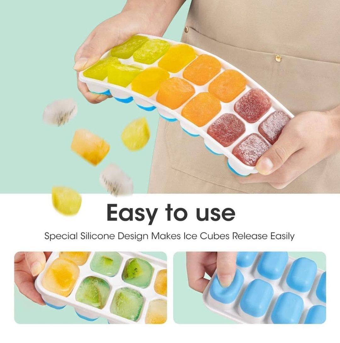 قالب یخ سیلیکونی درب دار مدل هوبی لایف