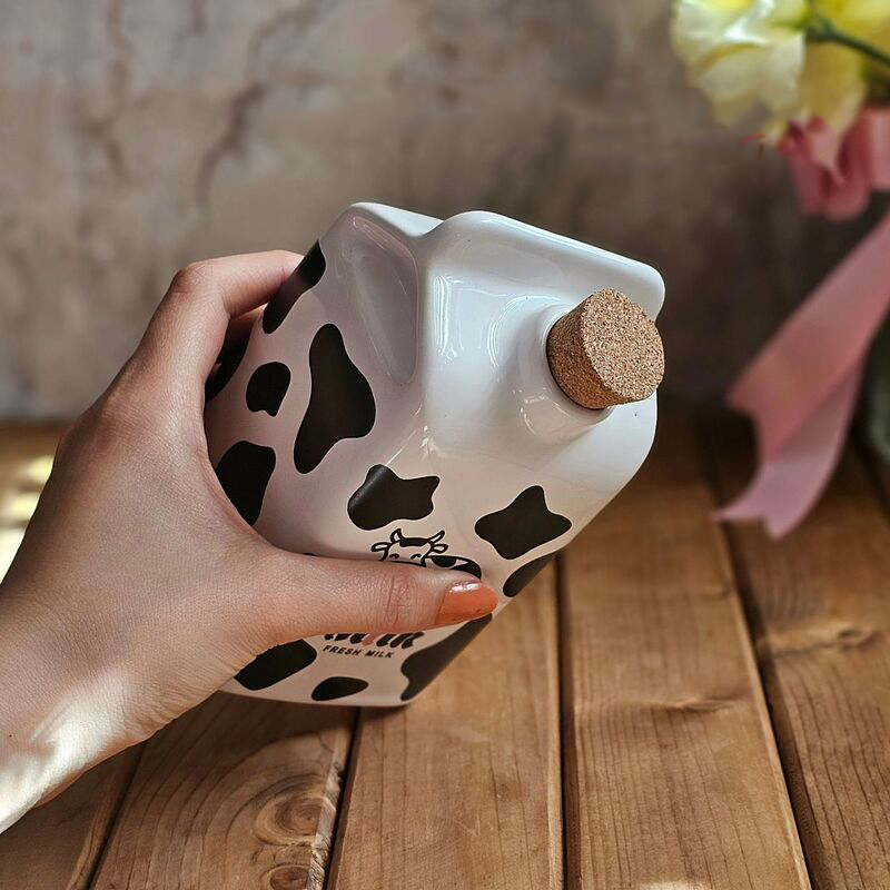 پاکت شیر سرامیکی مدل فانتزی