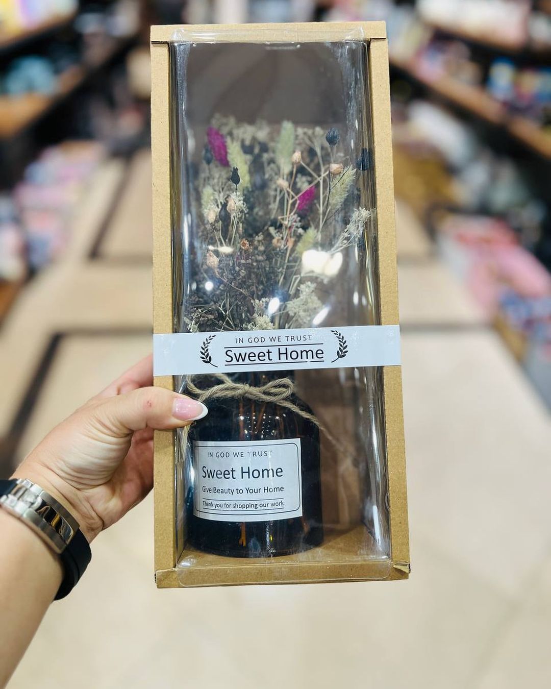 گل و گلدان روستیک مدل جعبه دار