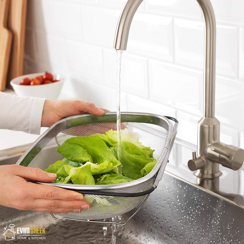 آبکش استیل مدل کشویی