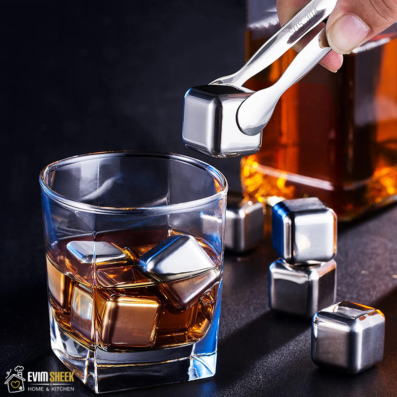 قالب یخ دائمی مدل استیل مکعبی 4 تایی