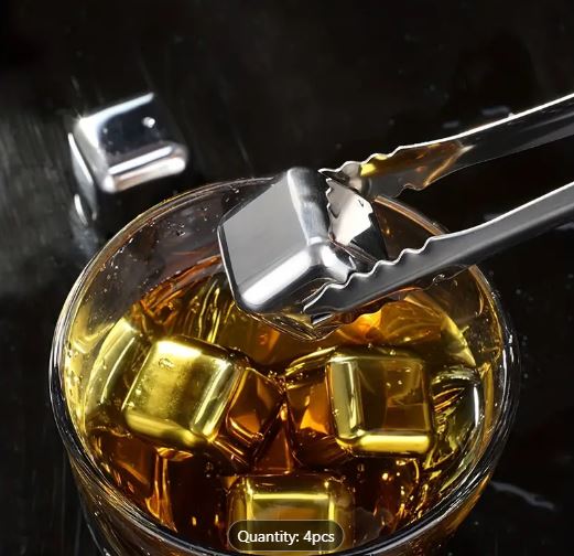 قالب یخ دائمی مدل استیل مکعبی 4 تایی