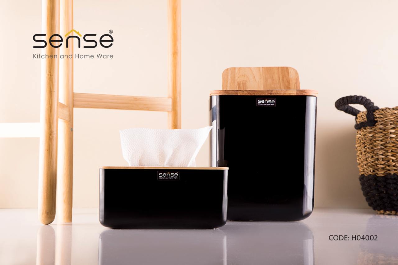 ست سطل و جا دستمالی مدل sense