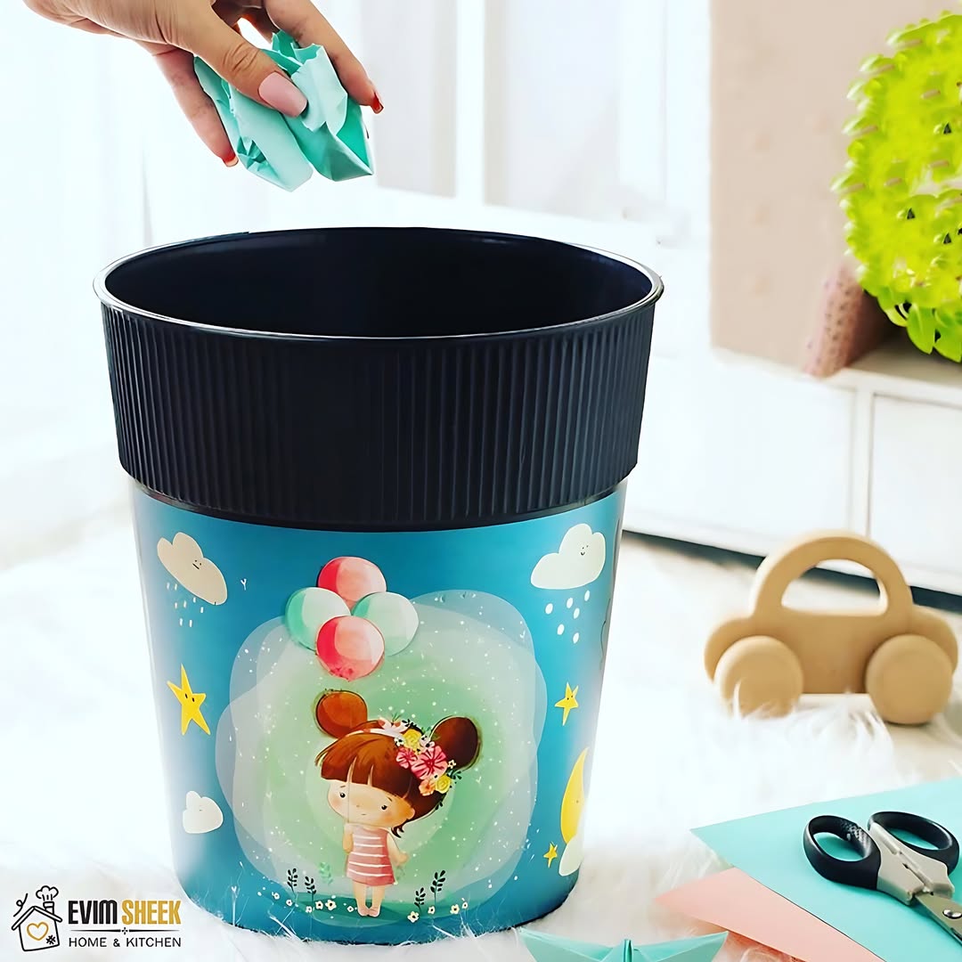 سطل زباله اتاق کودک مدل فانتزی