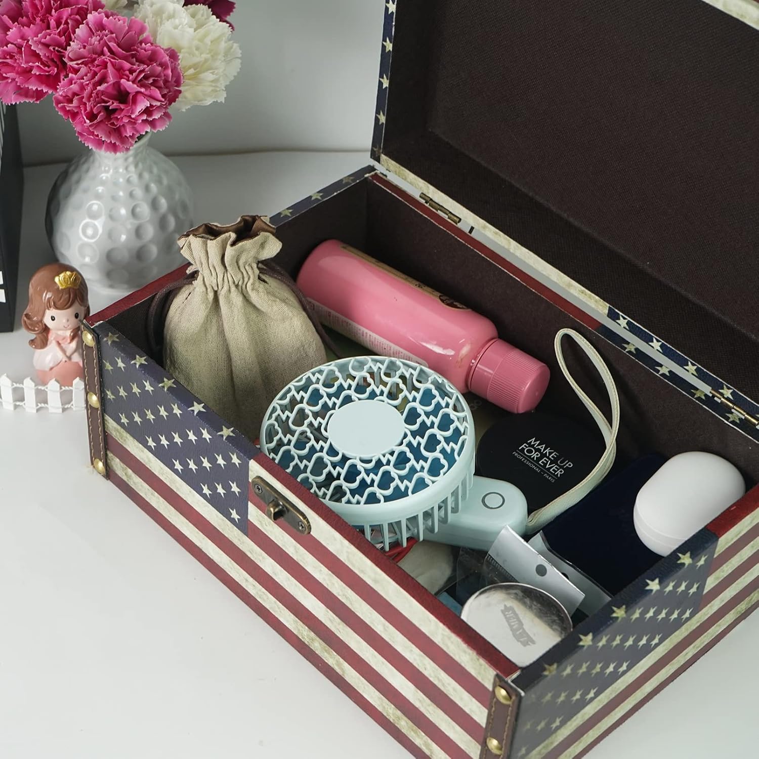 جعبه چوبی مدل قفل دار 3 عددی