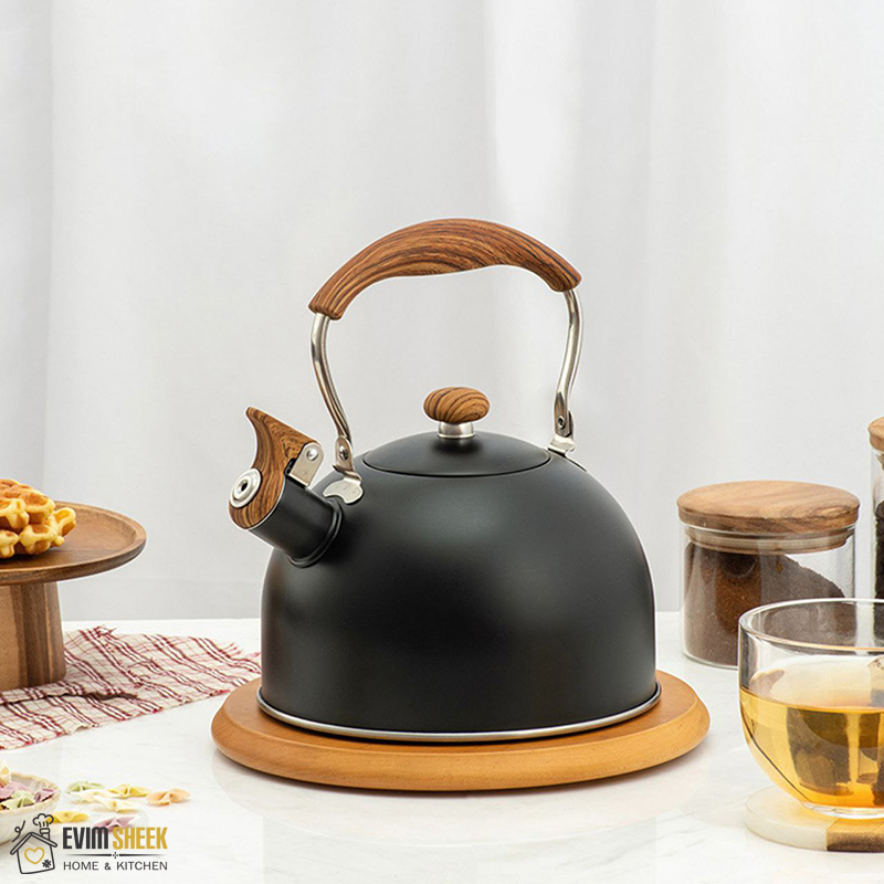 کتری چدنی مدل  سوت دار