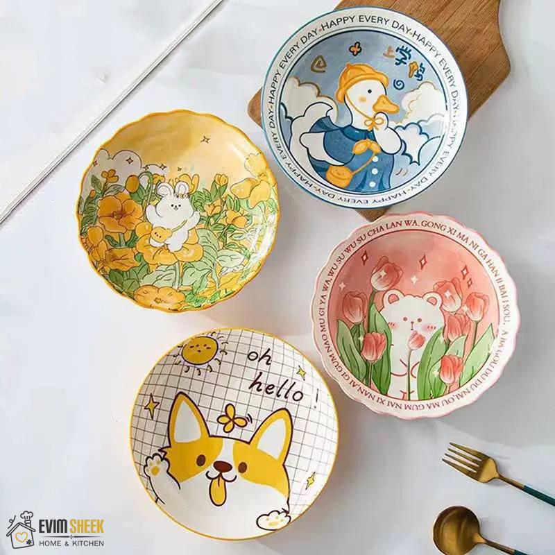 بشقاب تخت مدل طرح دار