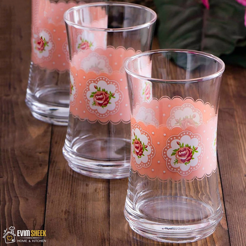 لیوان 3 تایی لاو مدل طرح دار