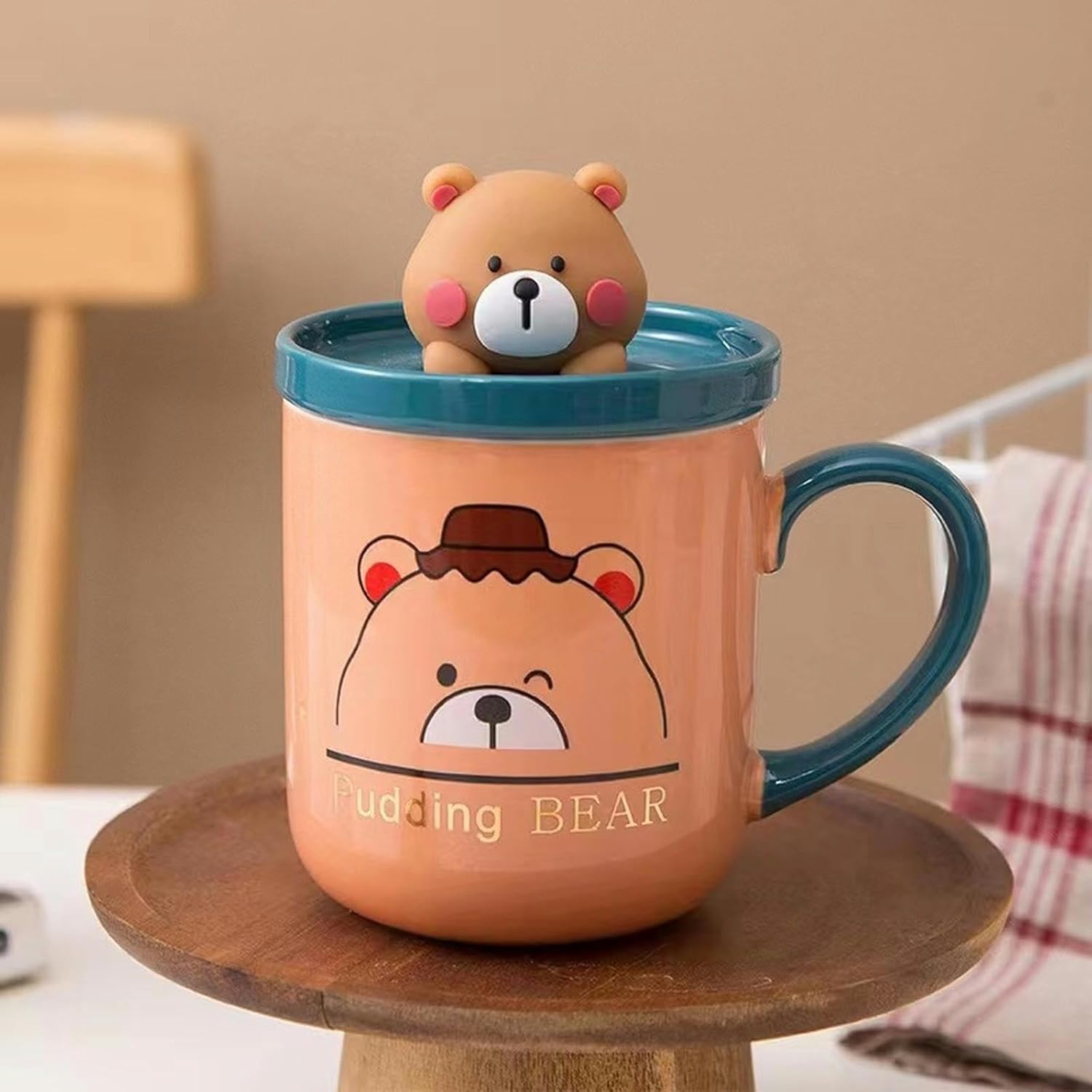 ماگ سرامیکی  مدل درب خرسی