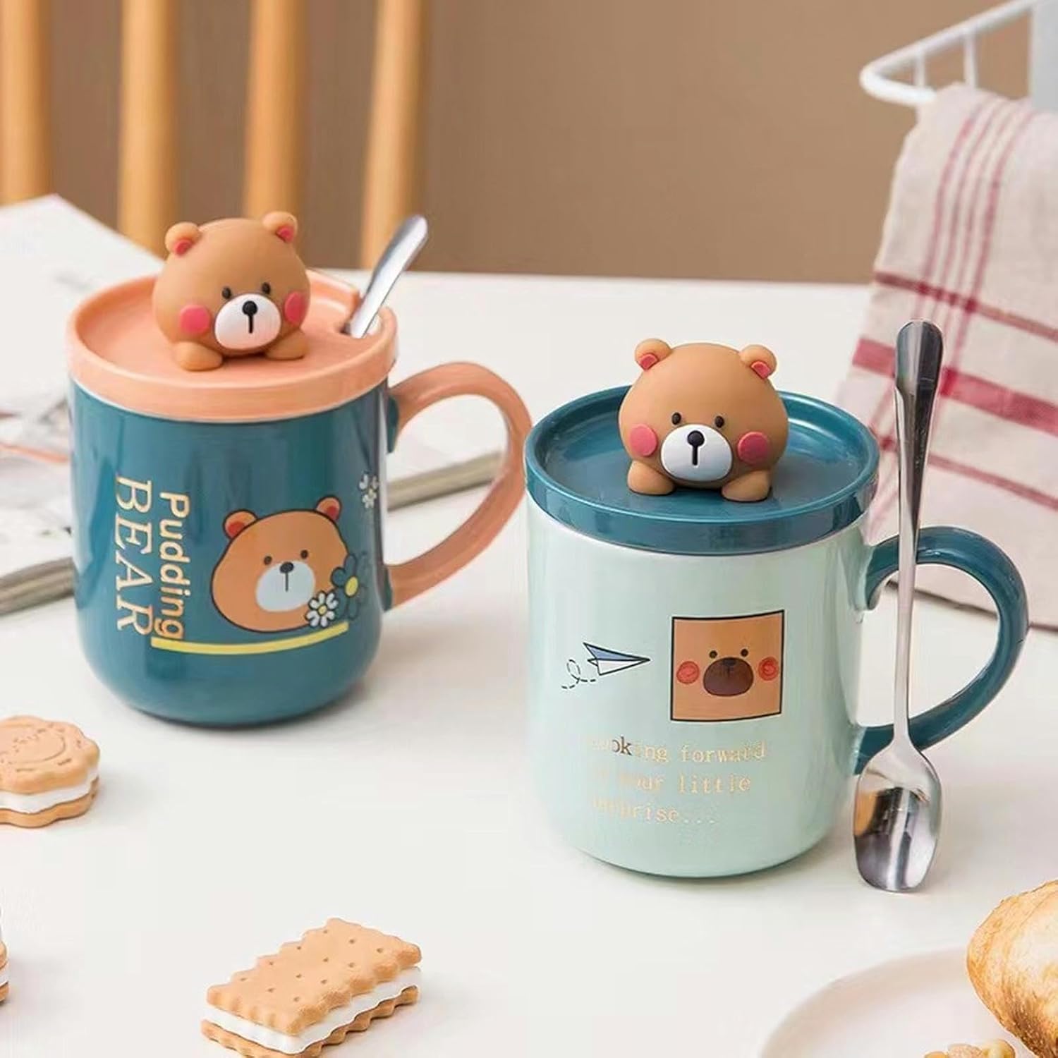 ماگ سرامیکی  مدل درب خرسی