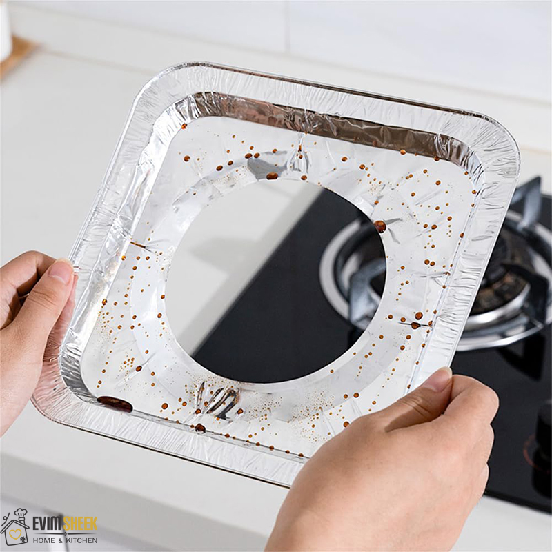 فویل قالبی آلومینیوم اجاق گاز مدل پنج عددی