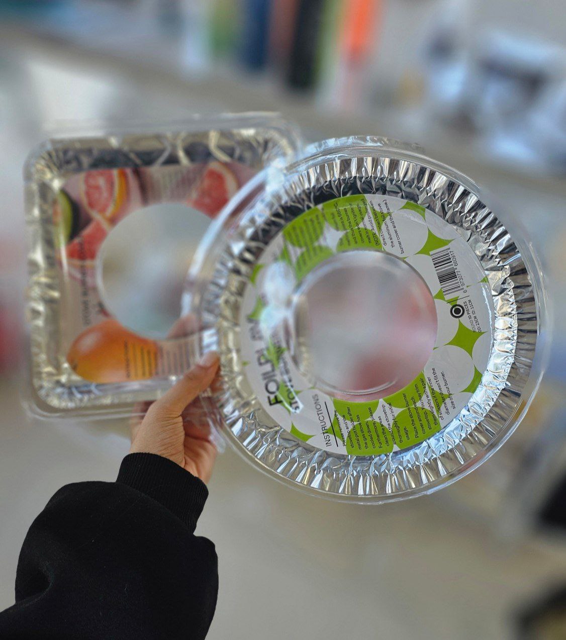 فویل قالبی آلومینیوم اجاق گاز مدل پنج عددی