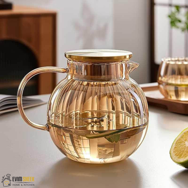 قوری پیرکس شعله مستقیم مدل شامپاینی